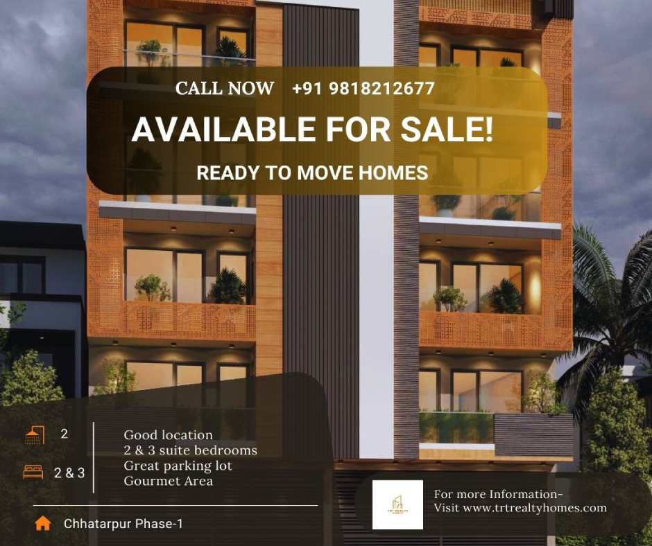 Discover Affordable 2 & 3 BHK Flats in Chhatarpur, Delhi – Your Ideal Home Awaits!