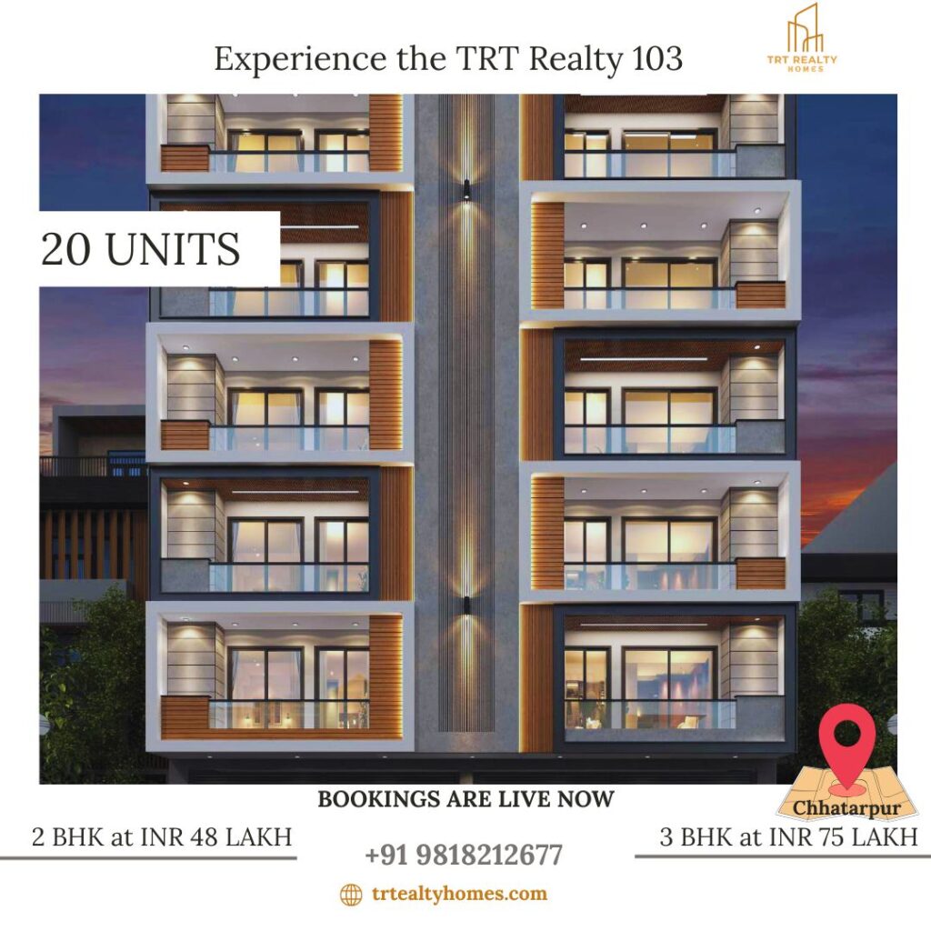 2 & 3 BHK Flats in Chhatarpur, South Delhi – The Perfect Blend of Comfort & Connectivity